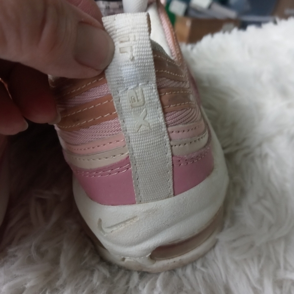 Nike Airmax 97 premium tricolor Pink Striped mesh upper running sneakers 8 - Picture 13 of 14